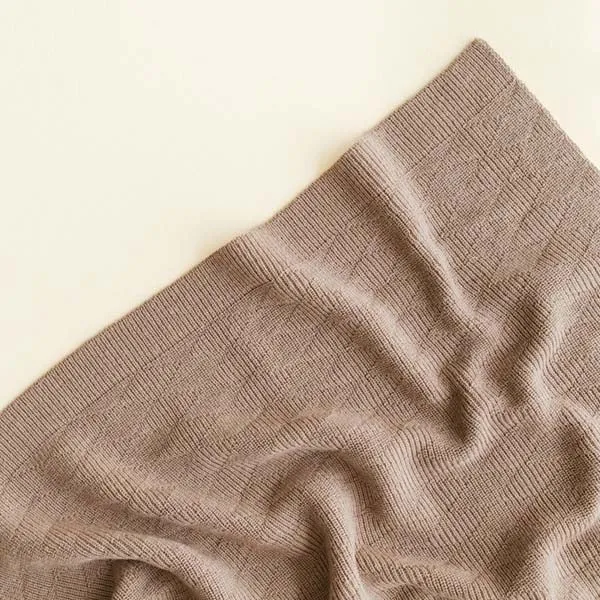 Hvid Blanket Herbie - Taupe