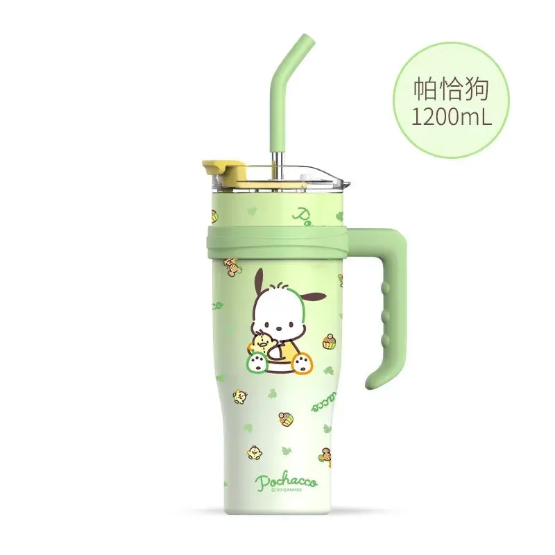 Kawaii Thermos Tumblers With Straw