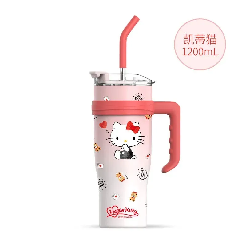 Kawaii Thermos Tumblers With Straw