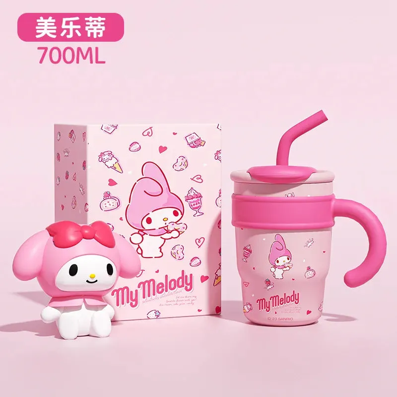 Kawaii Thermos Tumblers With Straw