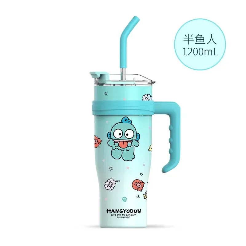 Kawaii Thermos Tumblers With Straw