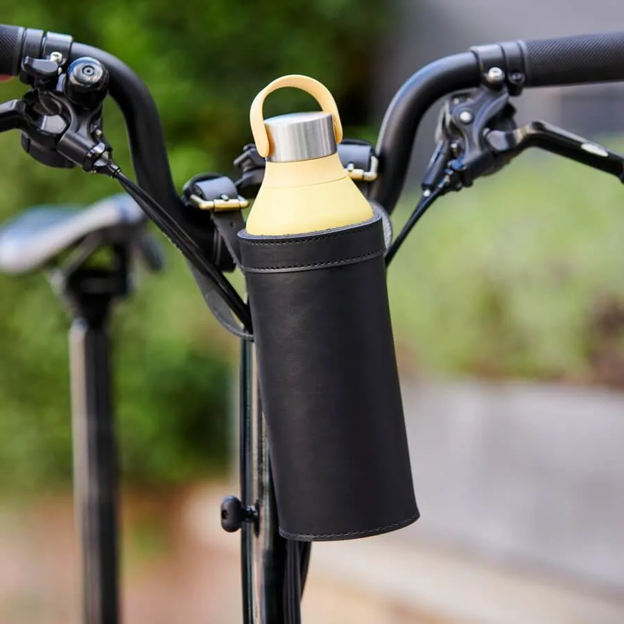 Leather Bike Water Bottle Holder