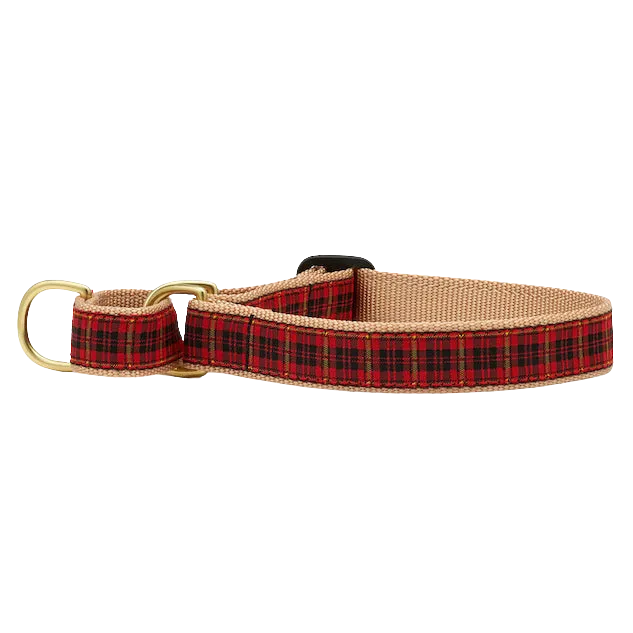 Martingale Collar | New Red Plaid