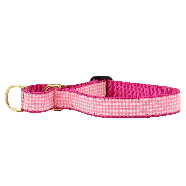 Martingale Collar | Pink Gingham