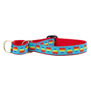 Martingale Collar | Rainbow Hearts