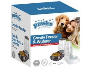 PAWISE  Gravity Feeder & Waterer