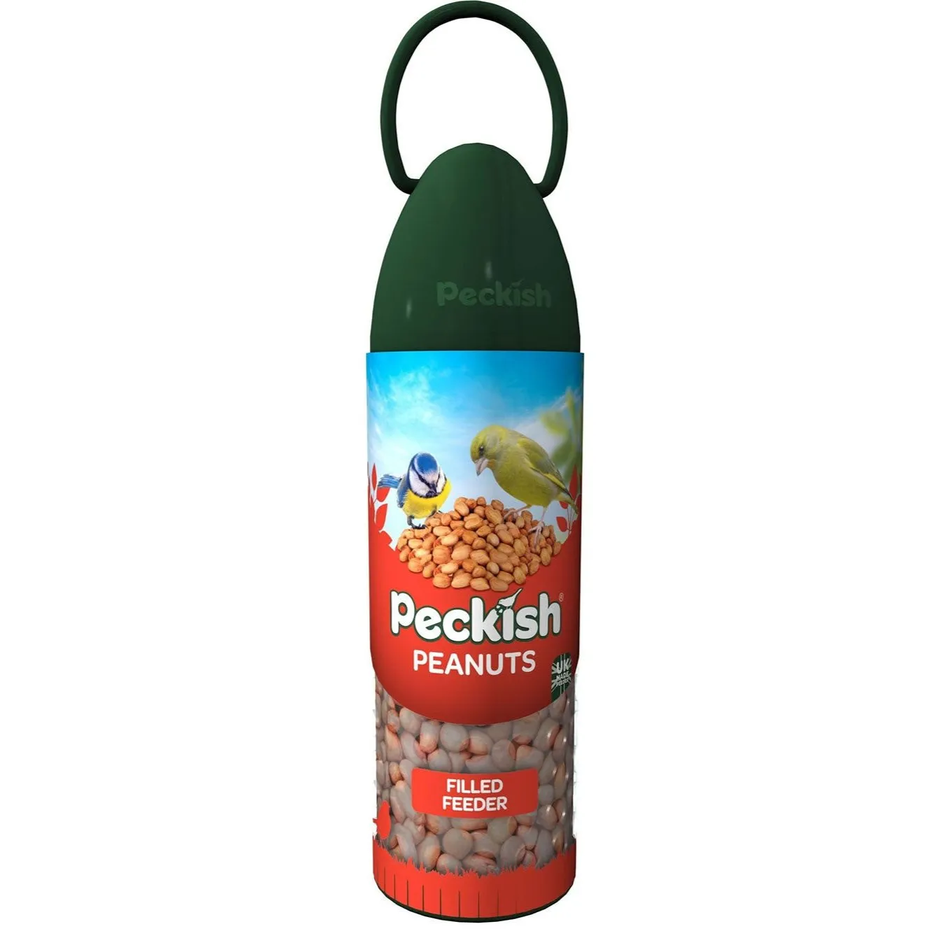 Peckish Peanuts Filled Feeder