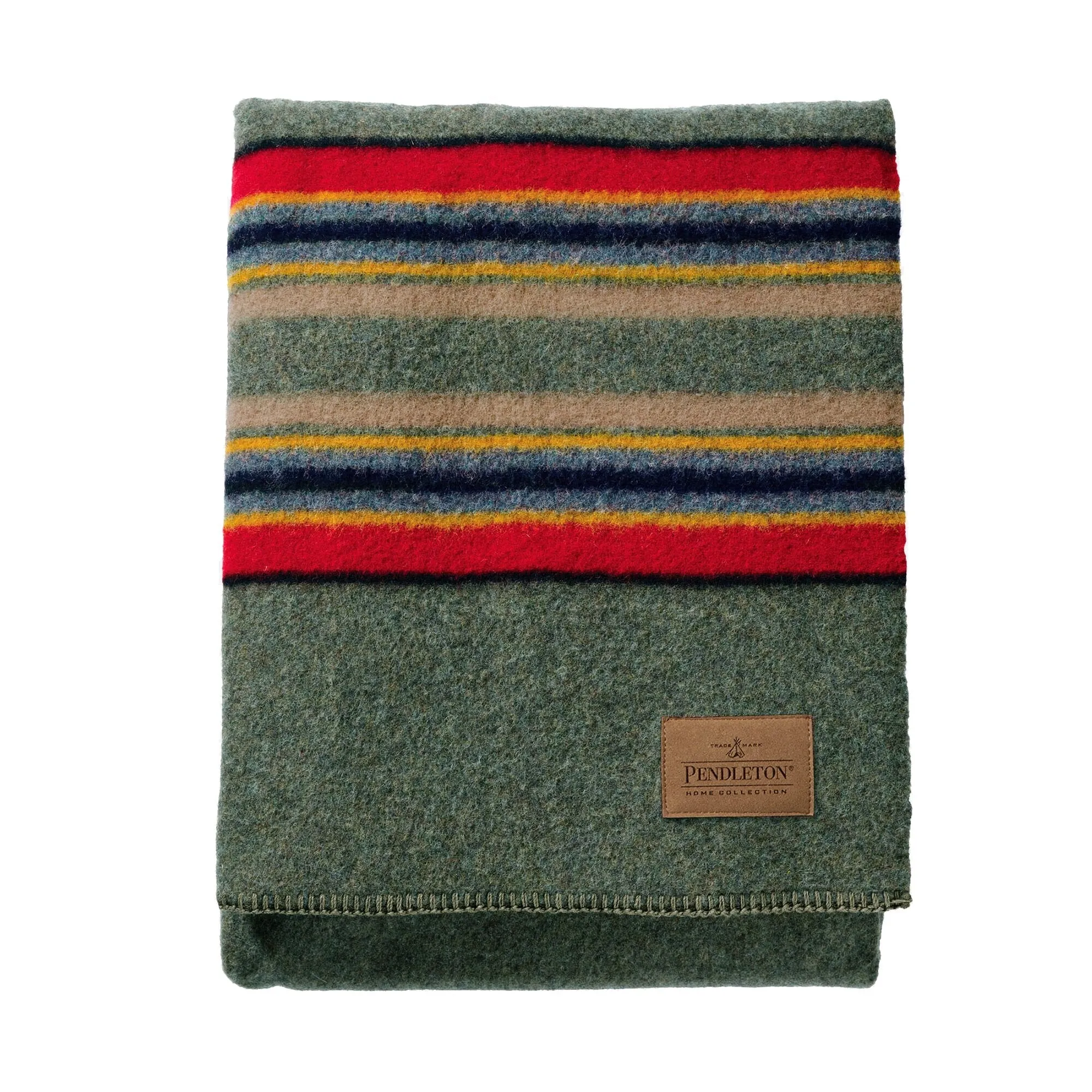 Pendleton Yakima Camp Green Heather blanket