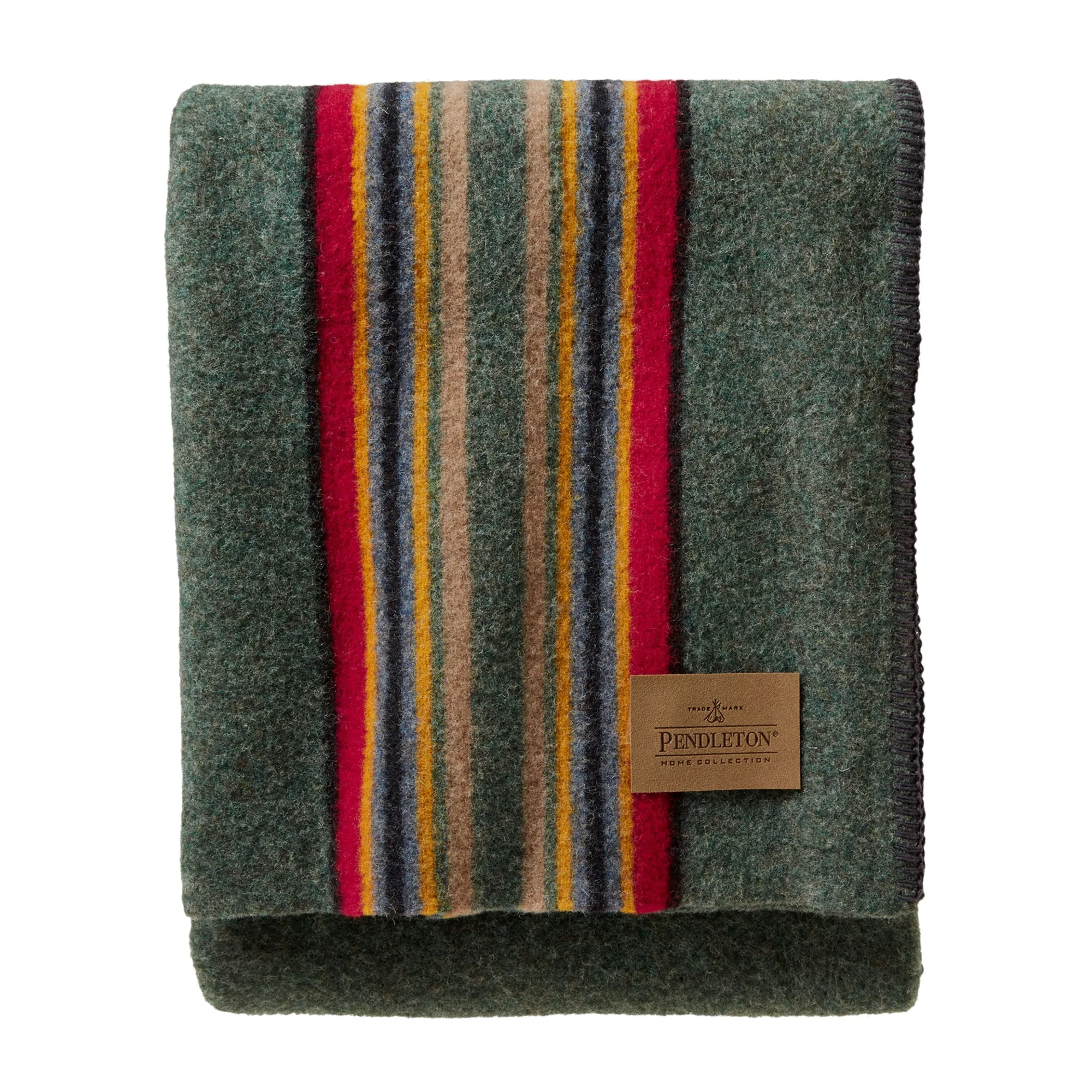 Pendleton Yakima Camp Green Heather blanket