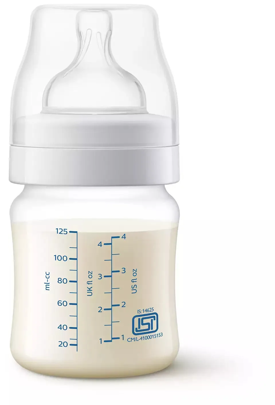 Philips Avent Anti-colic Baby Milk feeding Bottle, Twin Pack - 125ml, 0 m