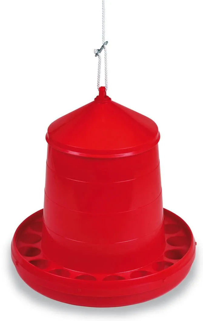 Plastic Hanging Poultry Feeder, 17 lb