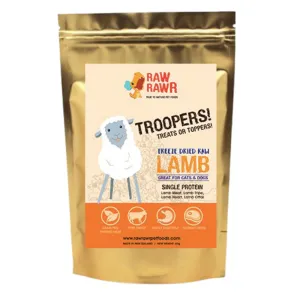 Raw Rawr Lamb Freeze Dried Pet Treats & Toppers 40g