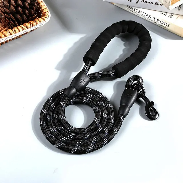 Reflective Durable Nylon Dog Leash - 2m