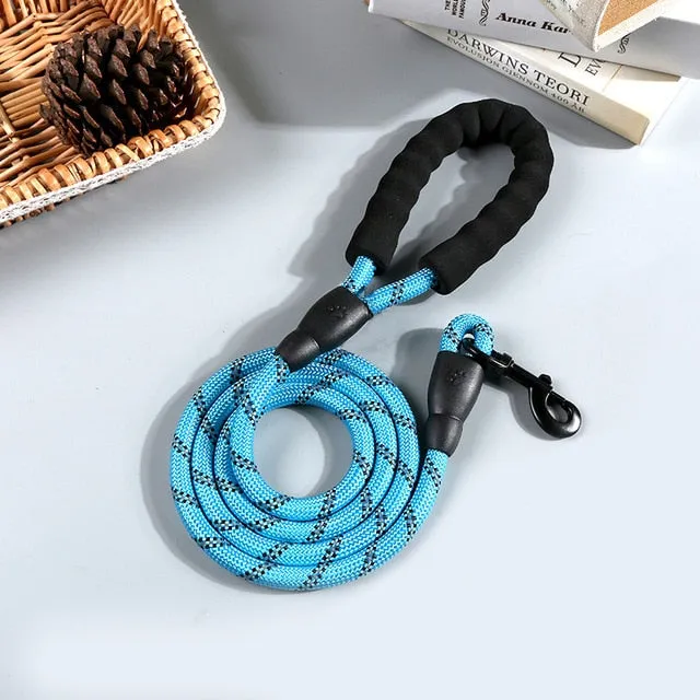 Reflective Durable Nylon Dog Leash - 2m