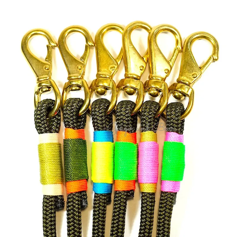 Rugged Hudson Leash: KeyLime, Olive