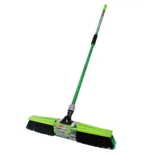 Sabco All Purpose Bristle Outdoor Broom with Handle 600mm