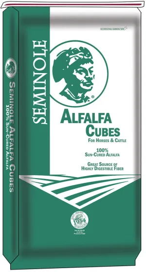 Seminole Alfalfa Cubes, 50 lbs