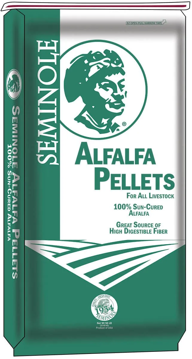 Seminole Alfalfa Pellets, 50 lb