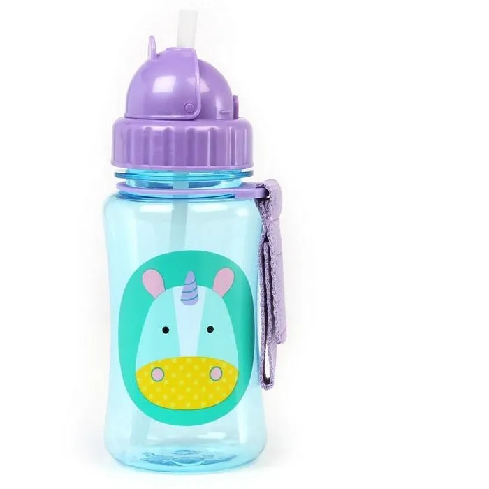 Skip Hop Straw Drink Bottle - Unicorn