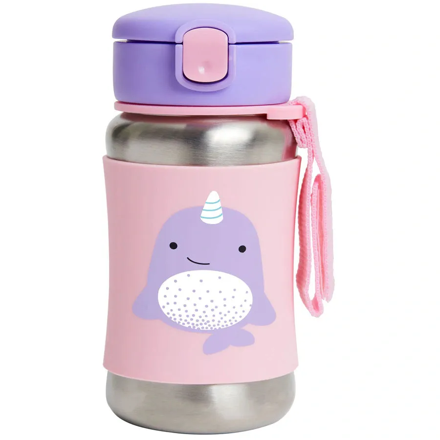 Skip Hop Zoo SS Straw Bottle (Narwhal)