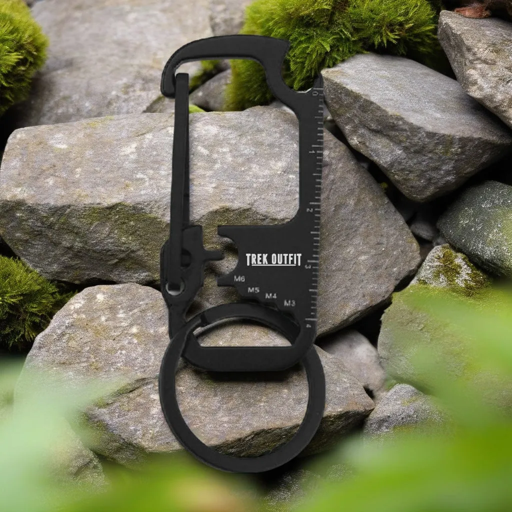 Trek Outfit EDC Multi-Tool Keychain: Hex Wrench & Bottle Opener